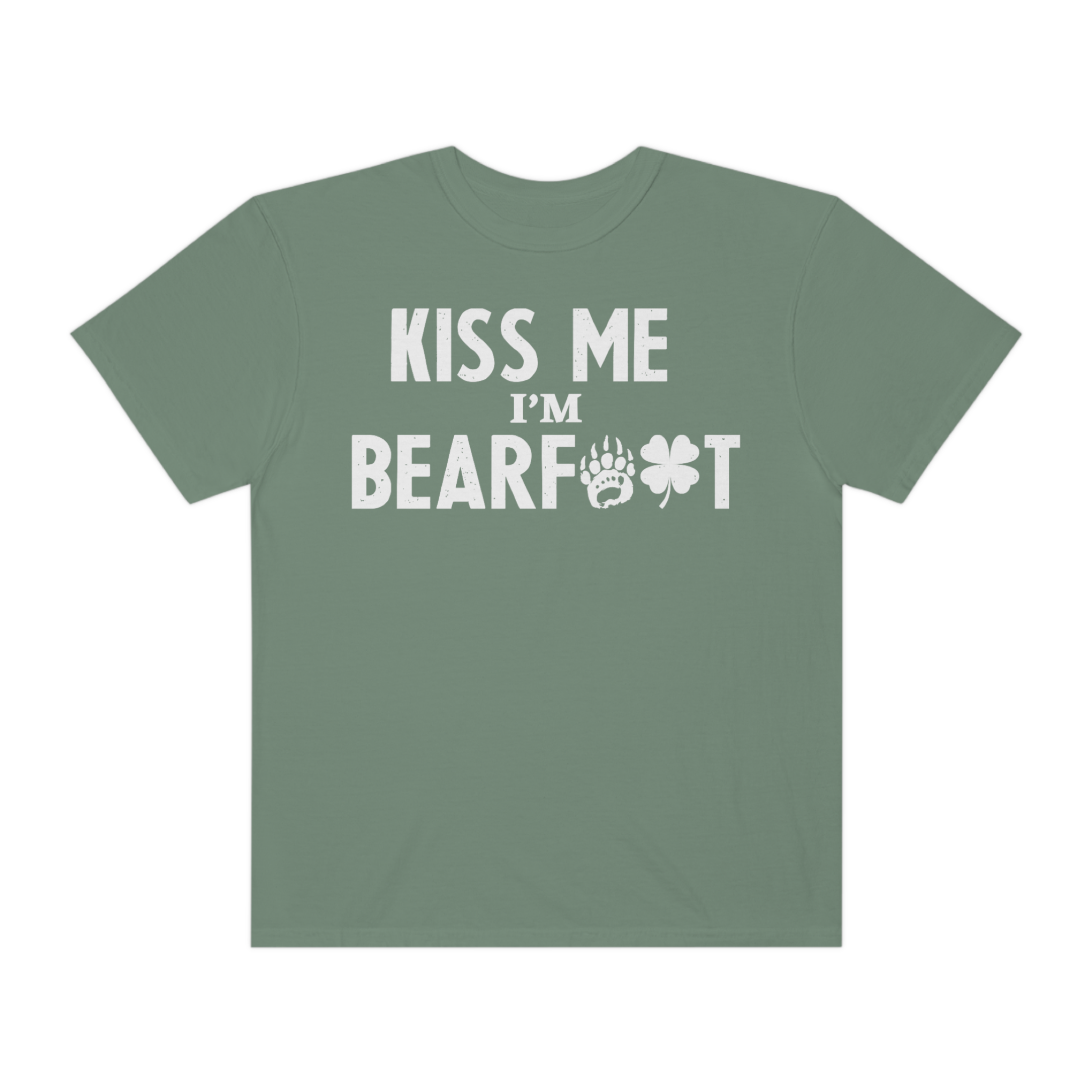 Green Kiss Me I’m Bearfoot St. Patrick’s Day shirt